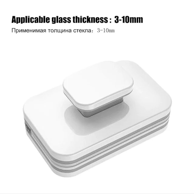 NEW Magnetic Window Cleaner Brush Double-Side Automatic Water Discharge Wiper