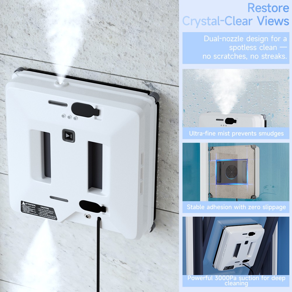 Mini vacuum robot Window cleaning robot Window robot Intelligent planning #