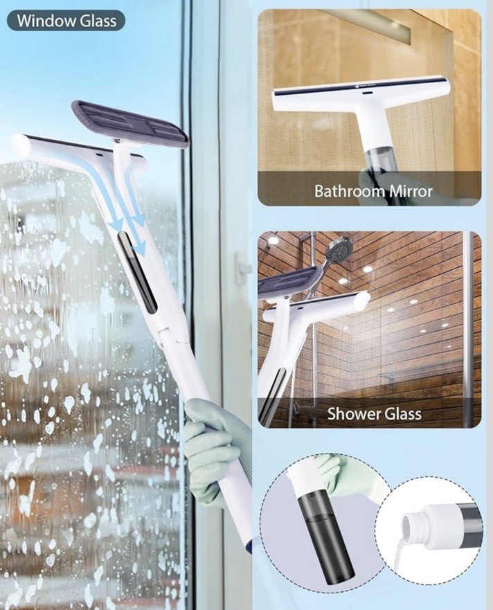 Red Horn EWS-01 White Window Squeegee With Grime Collector, New In Box