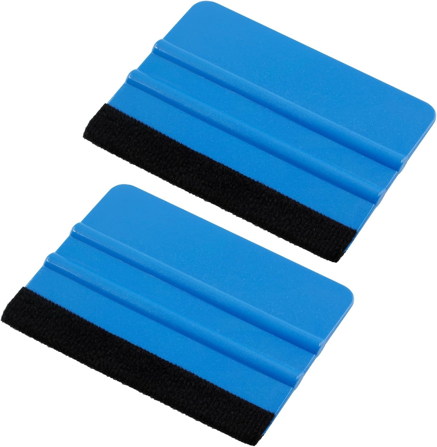 4 Inch Plastic Felt Edge Squeegee Tool Vinyl Squeegee for Window Tint,