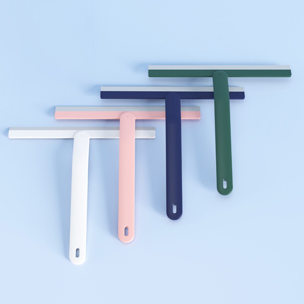 2 Pcs Manual Cleaning Tool Glass Squeegee Window Brush For Home Bathroom