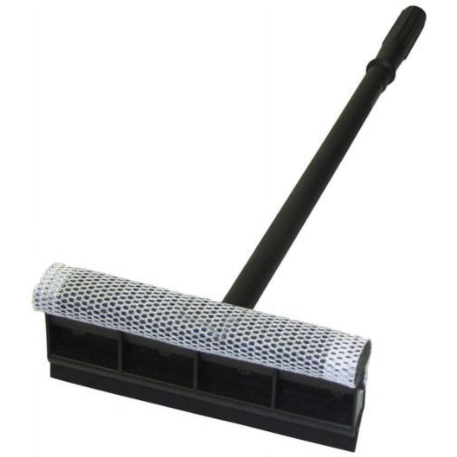 4PK Carrand Window Squeegee, 8″ Blade And Heavy Duty Sponge Nylon Net 20″ Handle